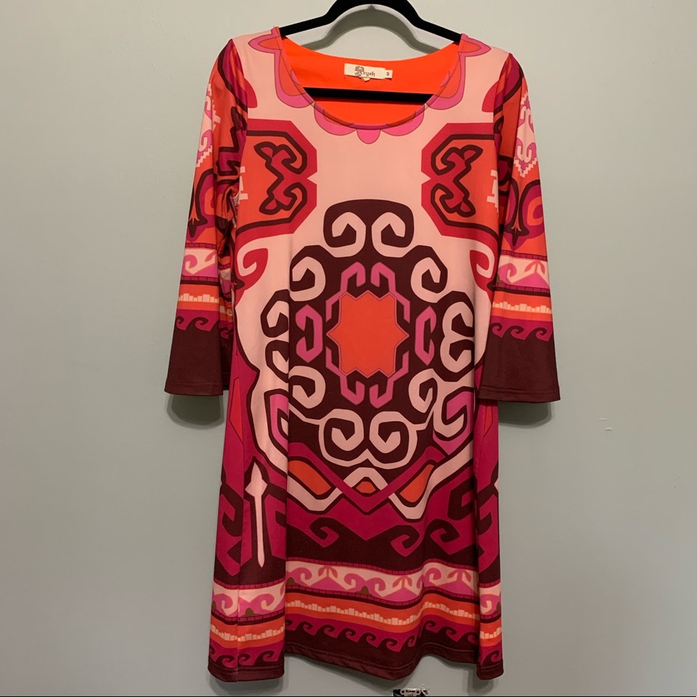 Aryeh 3/4 Sleeve Dress